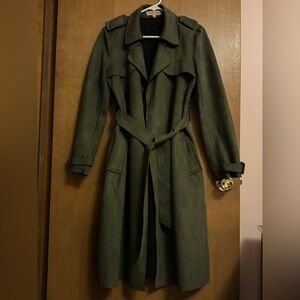 Philosophy Olive Women's Trench Coat